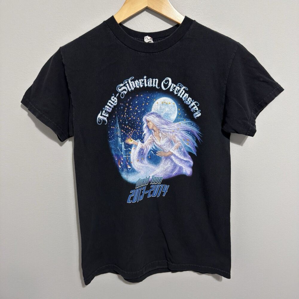 Vintage Trans Siberian Orchestra TSO Ice Wizard Black S Short Sleeve T-Shirt